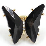 Butterfly Rhinestone Flexible Ring by BeyondEnvy