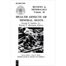 Health Effects of Mineral Dusts