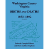 Washington County, Virginia Births and Deaths, 1853-1892 (incomplete)
