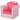 Original Kids Sofa with Armrest and Thick Cushion-Pink