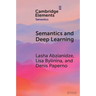 Semantics and Deep Learning