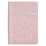 KJV Bible Mini Pocket Faux Leather, Pink