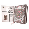 The Jesus Bible Artist Edition, Niv, Leathersoft, Gray Floral, Comfort Print