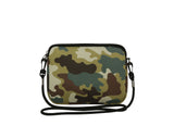 Military print Crossbody Messenger Bag Travel Bag by hfstylish