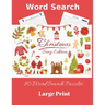 Word Search Christmas Song Edition: 80 Word Search Puzzles, Large Print