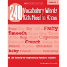 240 Vocabulary Words Kids Need to Know: Grade 1: 24 Ready-To-Reproduce Packets Inside!