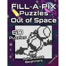 FILL-A-PIX Puzzles Out of Space: Easy and Medium Mosaic Puzzles for Advanced and Beginners Fun Brain Tease for Adults and Kids