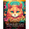 World of Cats: Adult Coloring Book