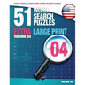 Sam's Extra Large-Print Word Search Games: 51 Word Search Puzzles, Volume 4: Brain-stimulating puzzle activities for many hours of entertainment