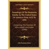 Genealogy Of The Benjamin Family, In The United States Of America From 1632 To 1898: Containing The Families Of John, Joseph, And Judah (1898)