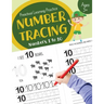 Number Tracing (Numbers 1 to 10): Preschool Learning Worksheets for Toddlers Age 3+