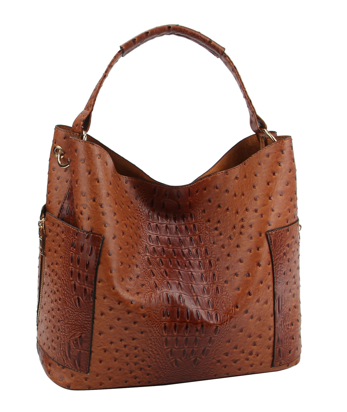 Women Crocodile Pattern Top Handle Satchel Bag by hfstylish