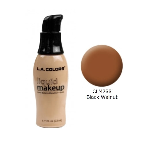 LA COLORS Liquid Makeup - Black Walnut