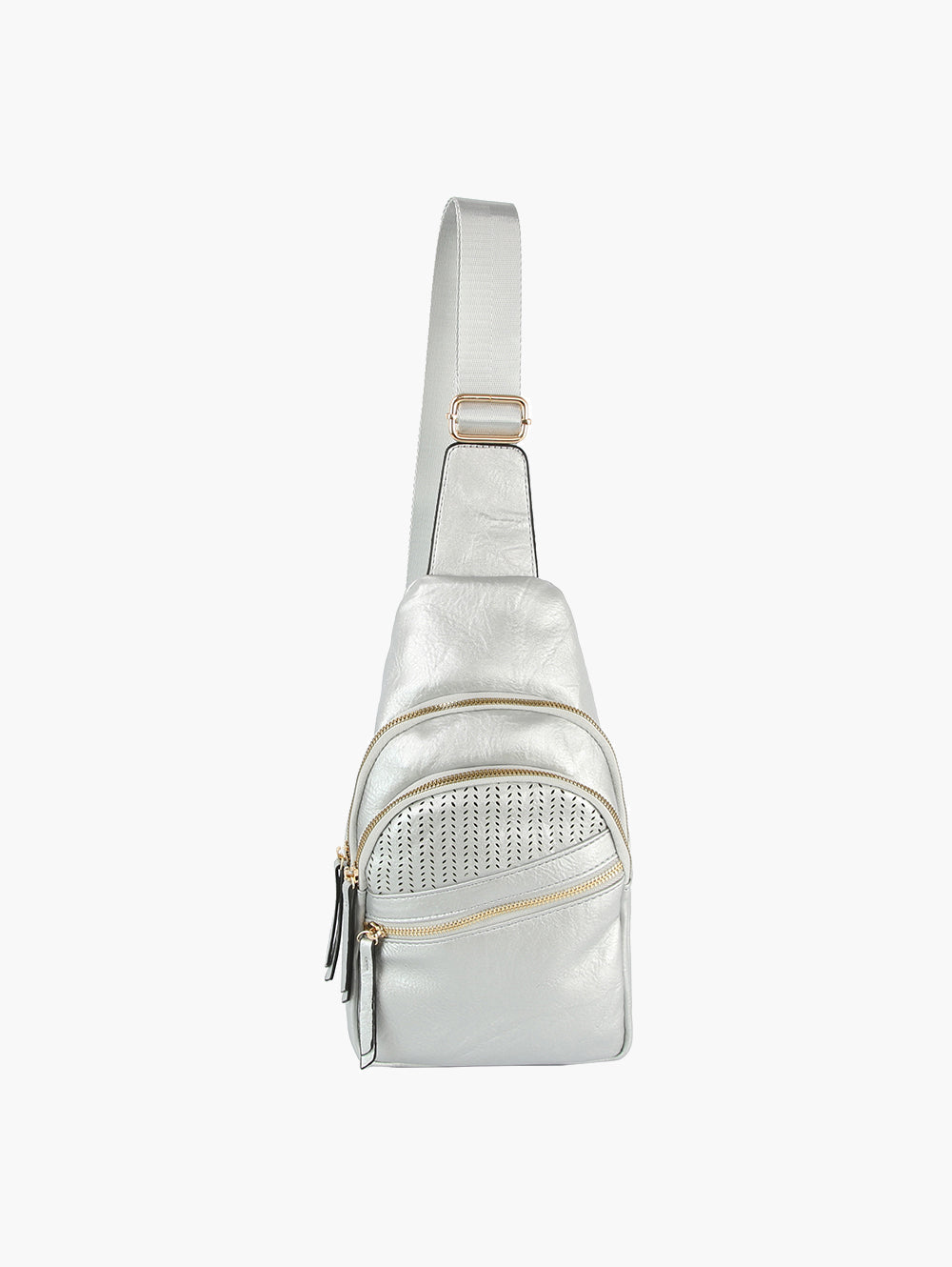 Multi Pocket Front Crossbody Sling by hfstylish