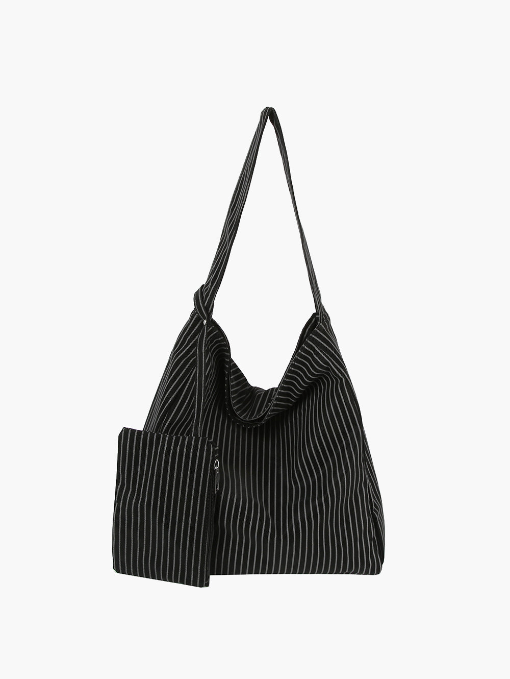 Classic Pinstrips Hobo Handbag Set by hfstylish