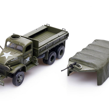 GMC CCKW 353 Truck With Mounted Gun Olive Drab "4148174-S" US Army World War II 1/72 Diecast Model by Legion
