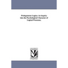 Prolegomena Logica: An inquiry into the Psychological Character of Logical Processes.