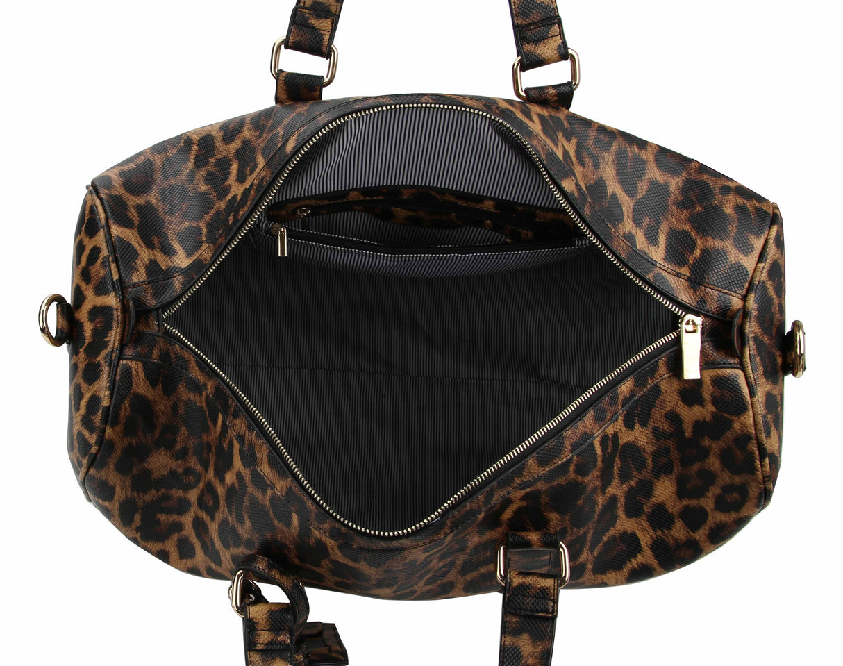 Animal Printed Leopard Weekender Travel Duffel Bag by hfstylish