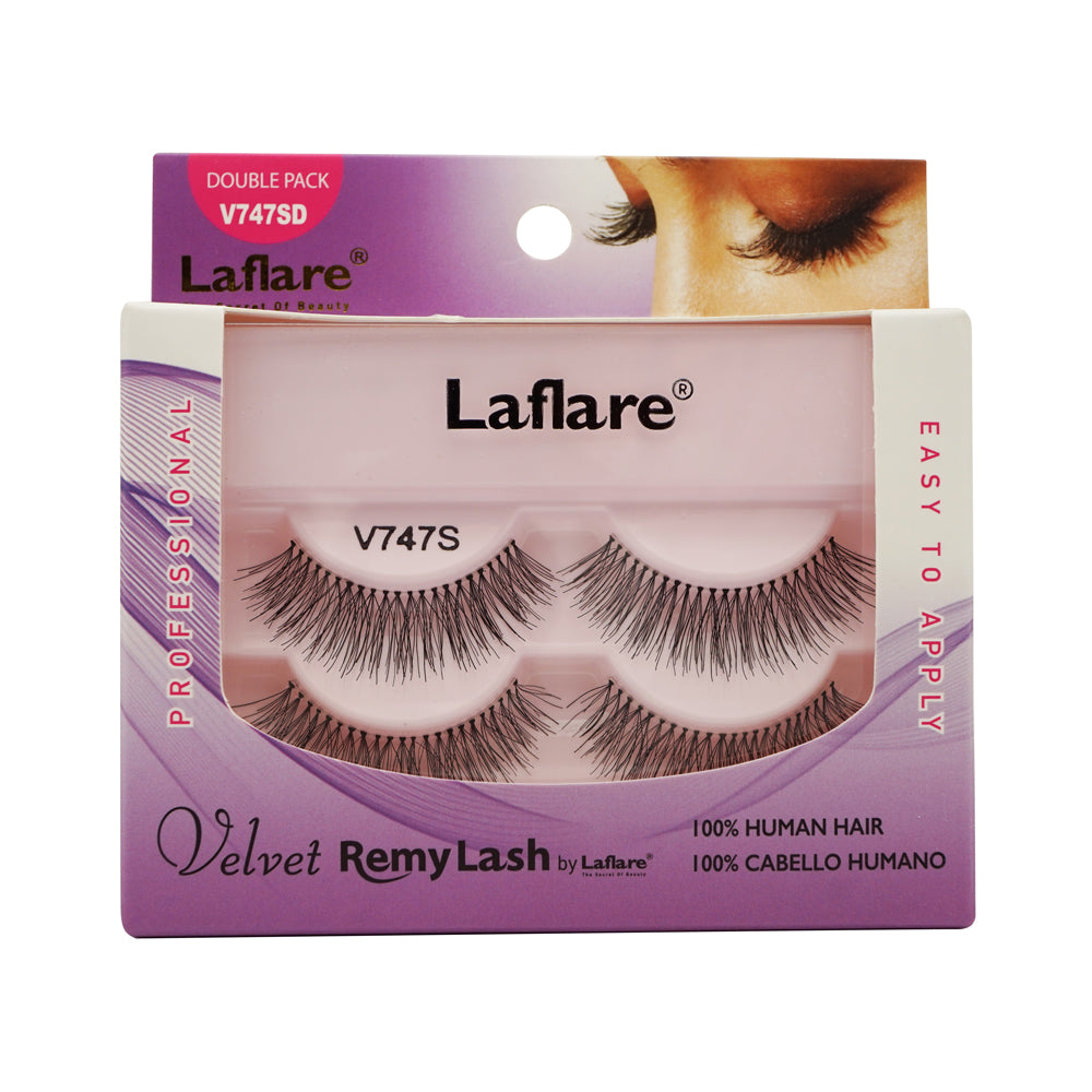 LAFLARE Velvet Remy Lash - Double Packs - V747SD