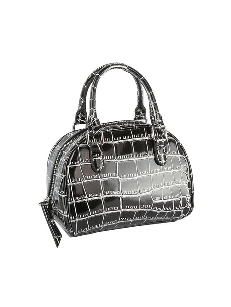 Alligator Embossed Fashion Hand Tote by hfstylish