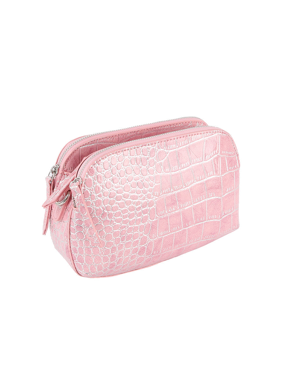 Alligator Embossed Crossbody Sling by hfstylish