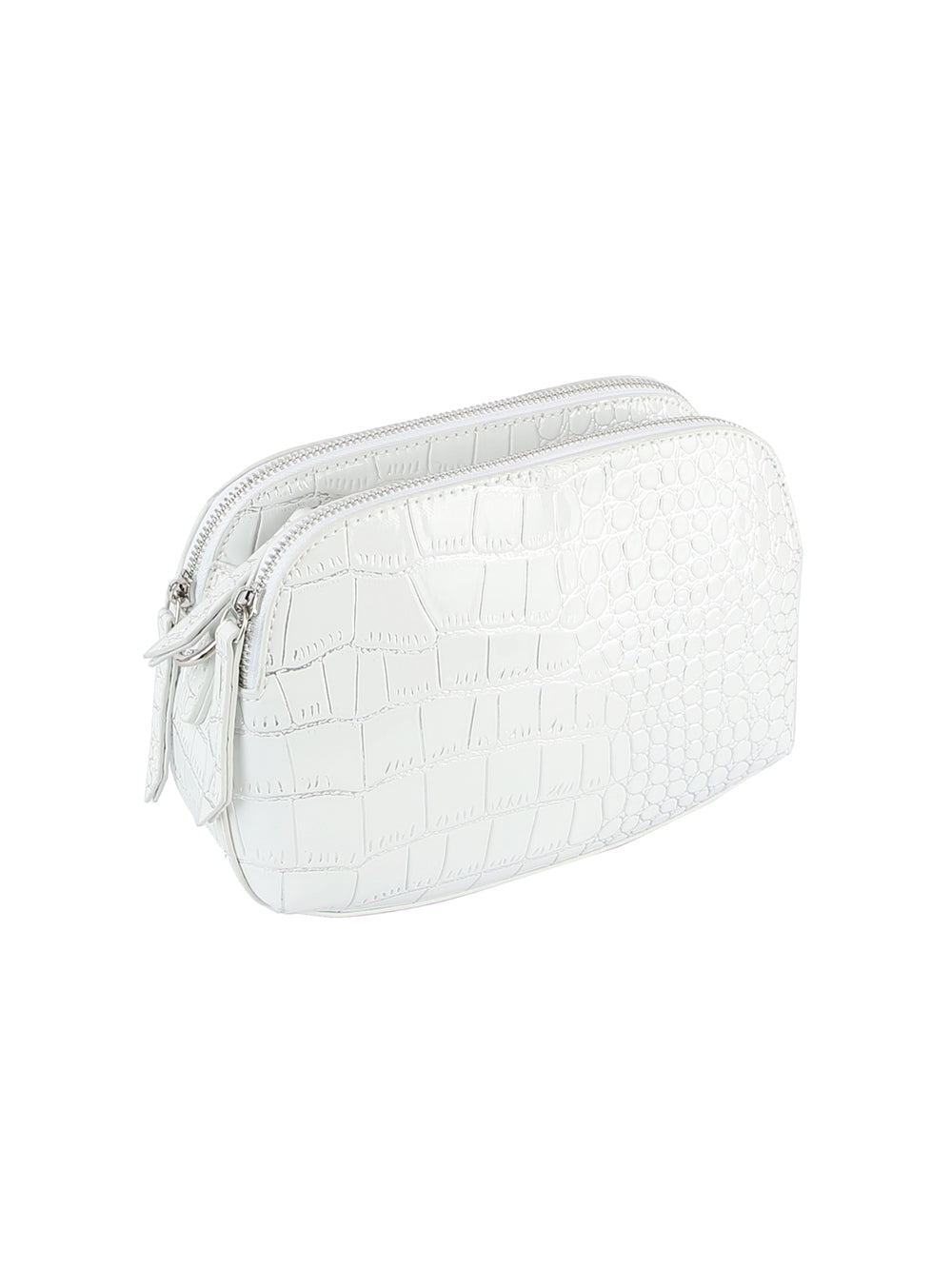 Alligator Embossed Crossbody Sling by hfstylish