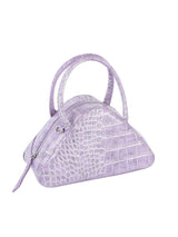 Alligator Embossed Triangle Hand Tote by hfstylish