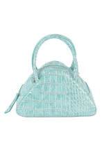 Alligator Embossed Triangle Hand Tote by hfstylish