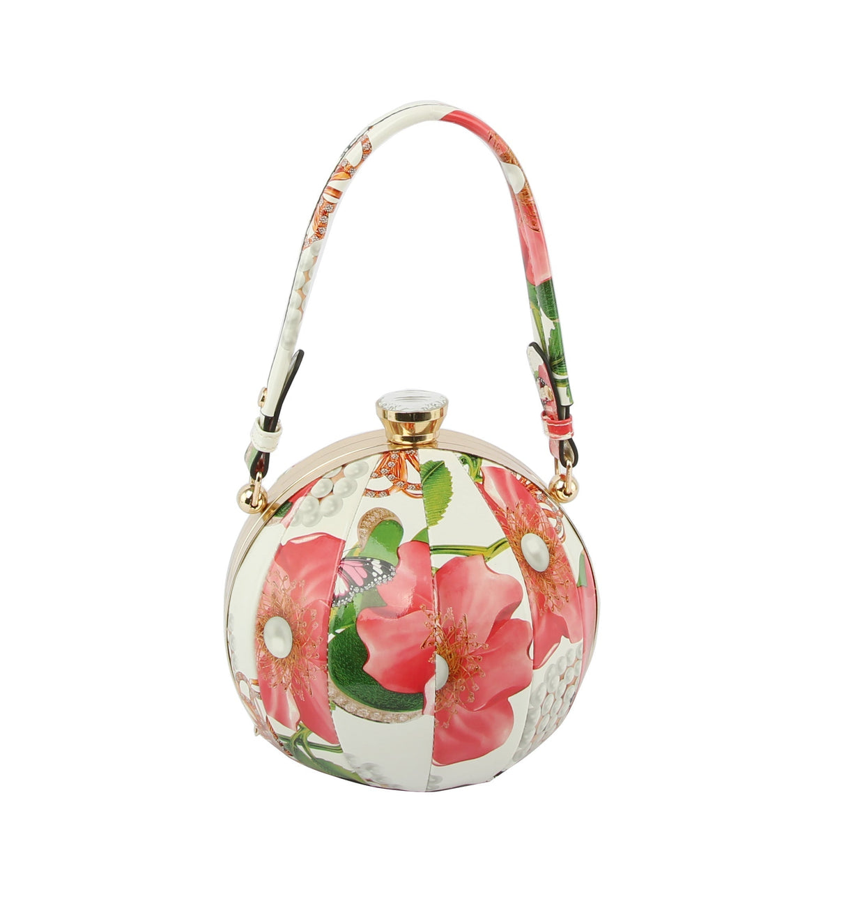 Women Round Wedding Cocktail Handbag Purse by hfstylish