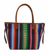 Aztec Printed Canvas 3-in-1 Shopper by hfstylish