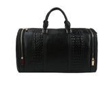 Alligator Embossed Large Satchel Handbag by hfstylish