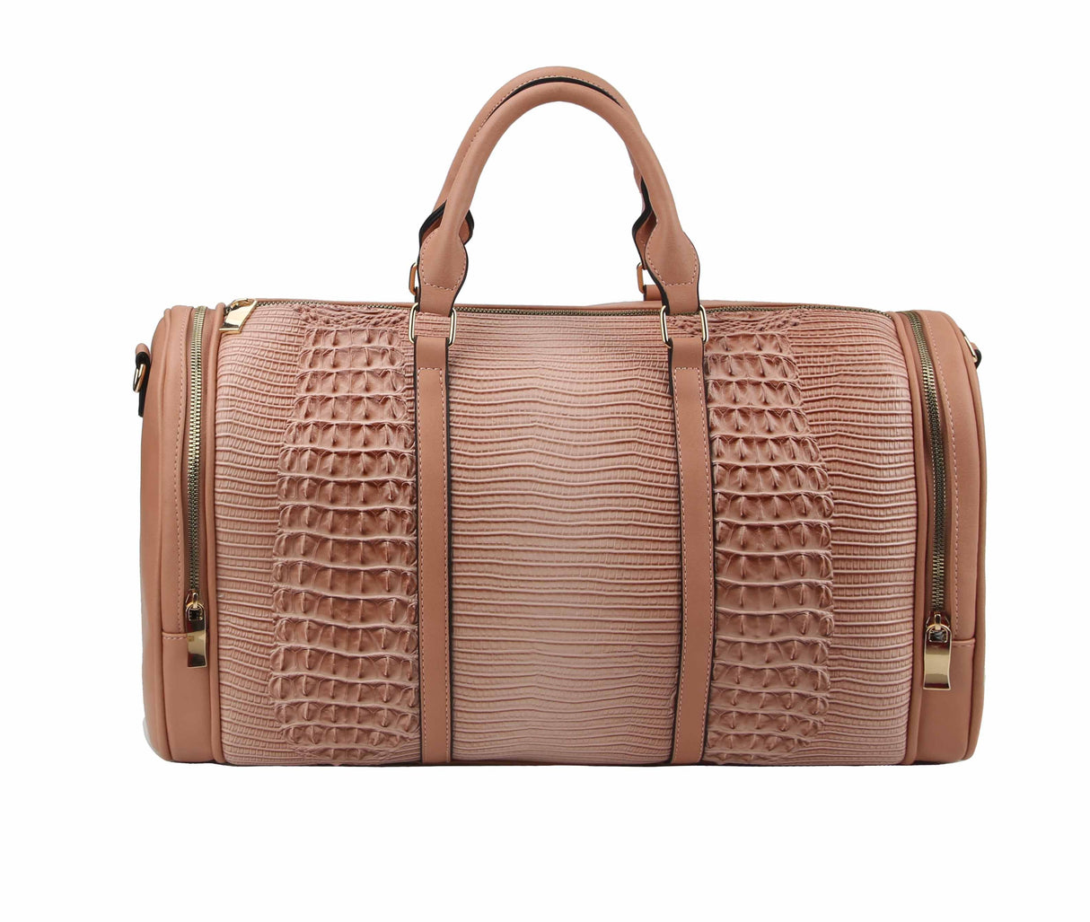 Alligator Embossed Large Satchel Handbag by hfstylish