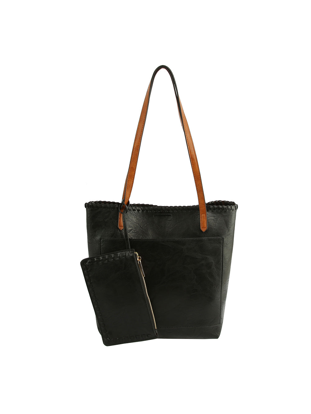 Fashion Leather Tote 2 N 1Hobo Bag by hfstylish