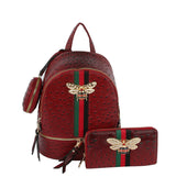 HF Decorative Bee Backpack Set by hfstylish