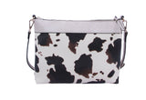 Cow Leo Printed Crossbody Shoulder Handbag by hfstylish