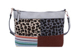 Cow Leo Printed Crossbody Shoulder Handbag by hfstylish