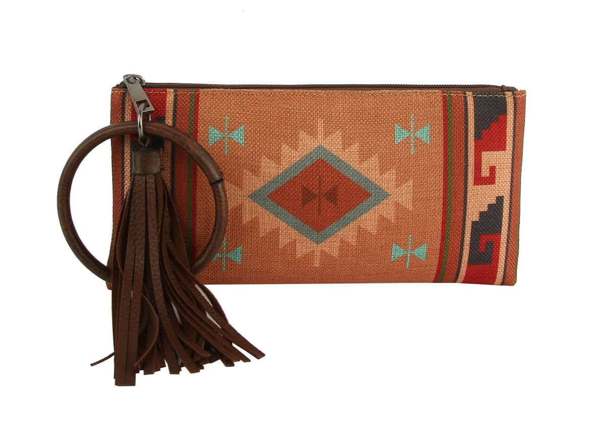 Aztec Clutch Wristlet Women Wallet Evening Bag by hfstylish