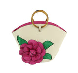 Women Flower Satchel Evening Purse Party Bag by hfstylish