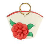 Women Flower Satchel Evening Purse Party Bag by hfstylish