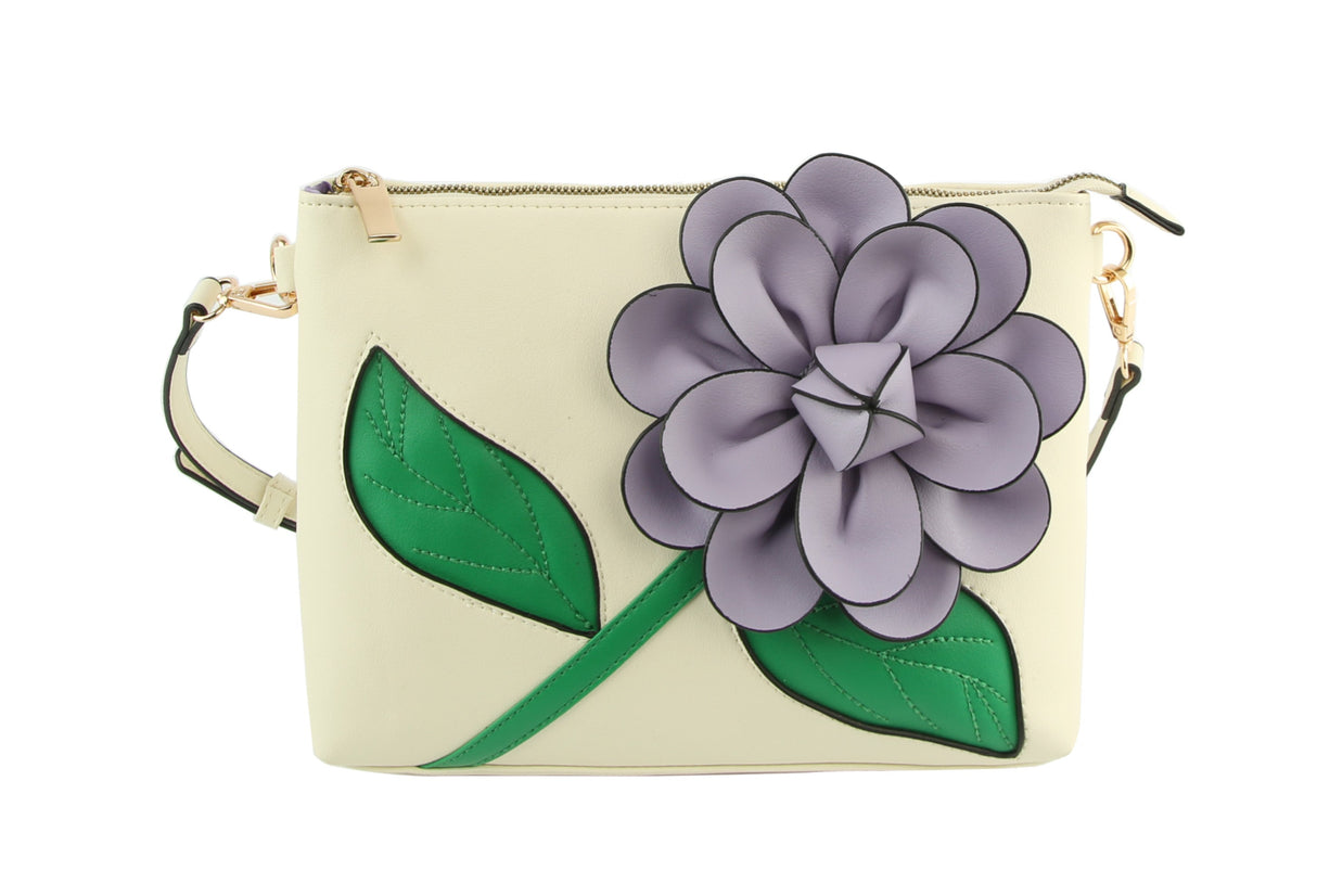 Women Flower Crossbody Bag Shoulder Bag by hfstylish