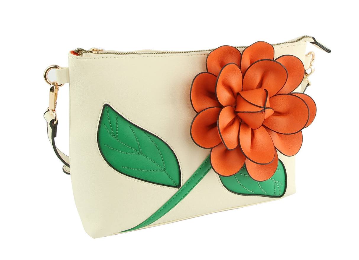 Women Flower Crossbody Bag Shoulder Bag by hfstylish