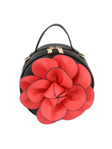 Raised Flower Petite Handbag by hfstylish