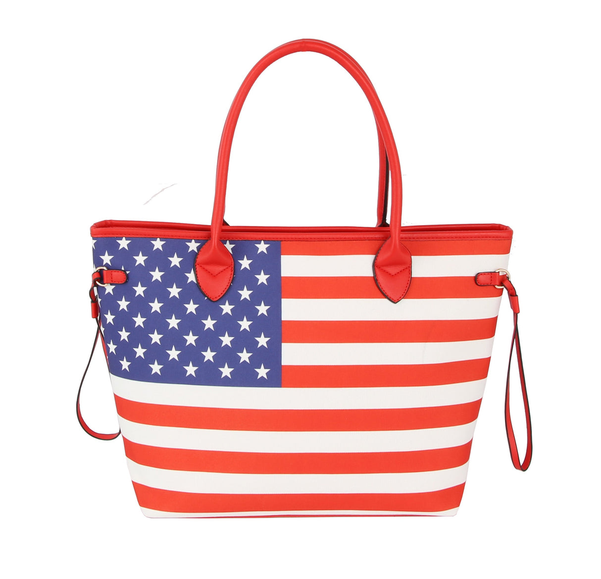 USA Tote Shoulder Handbag Flag Top Handle by hfstylish