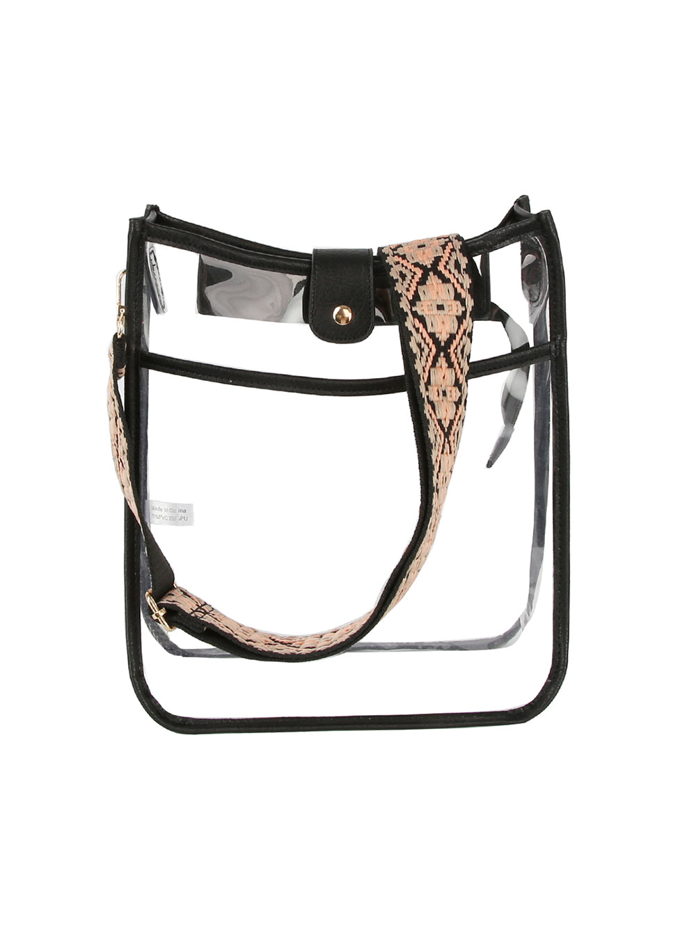 Crossbody Transparent Fashion Medium Guitar Strap by hfstylish