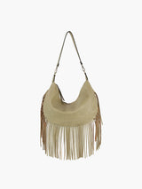 Women Fringe Tassel Shoulder Bag Handbag by hfstylish