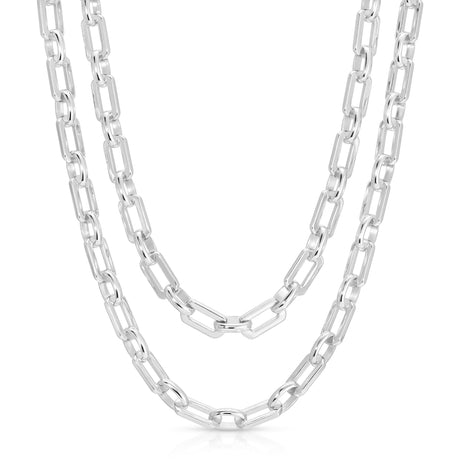 LIV DOUBLE CHAIN NECKLACE by eklexic jewelry