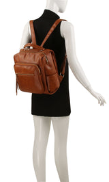 Women Backpack soft leather Shoulder Bag by hfstylish