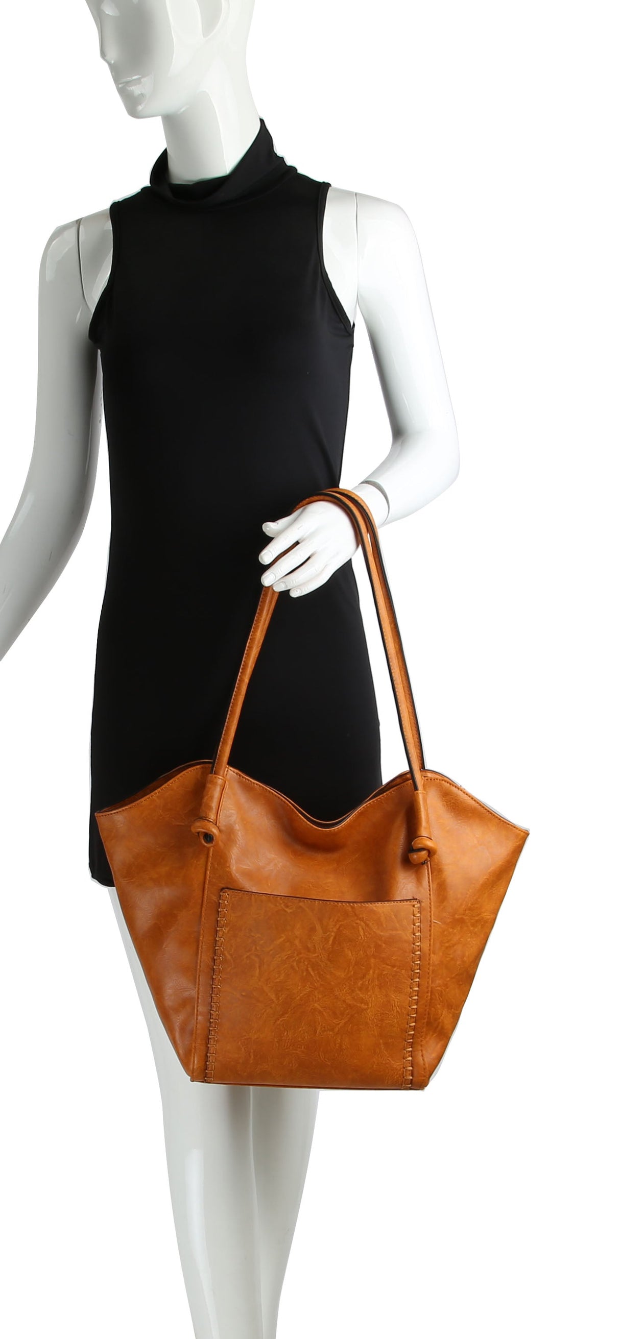 Women Tote Top Handle Satchel Shoulder Hobo Bag by hfstylish