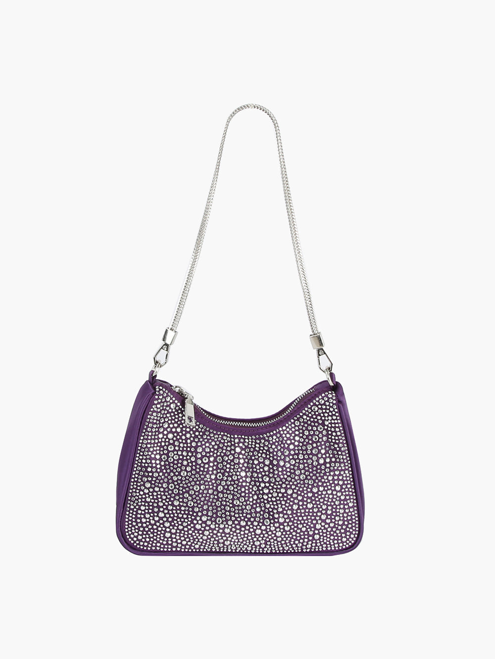 Rhinestone Sparkler Hobo Handbag by hfstylish