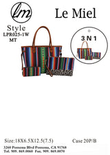 Tote Rainbow Print Shoulder Hobo Handbag by hfstylish